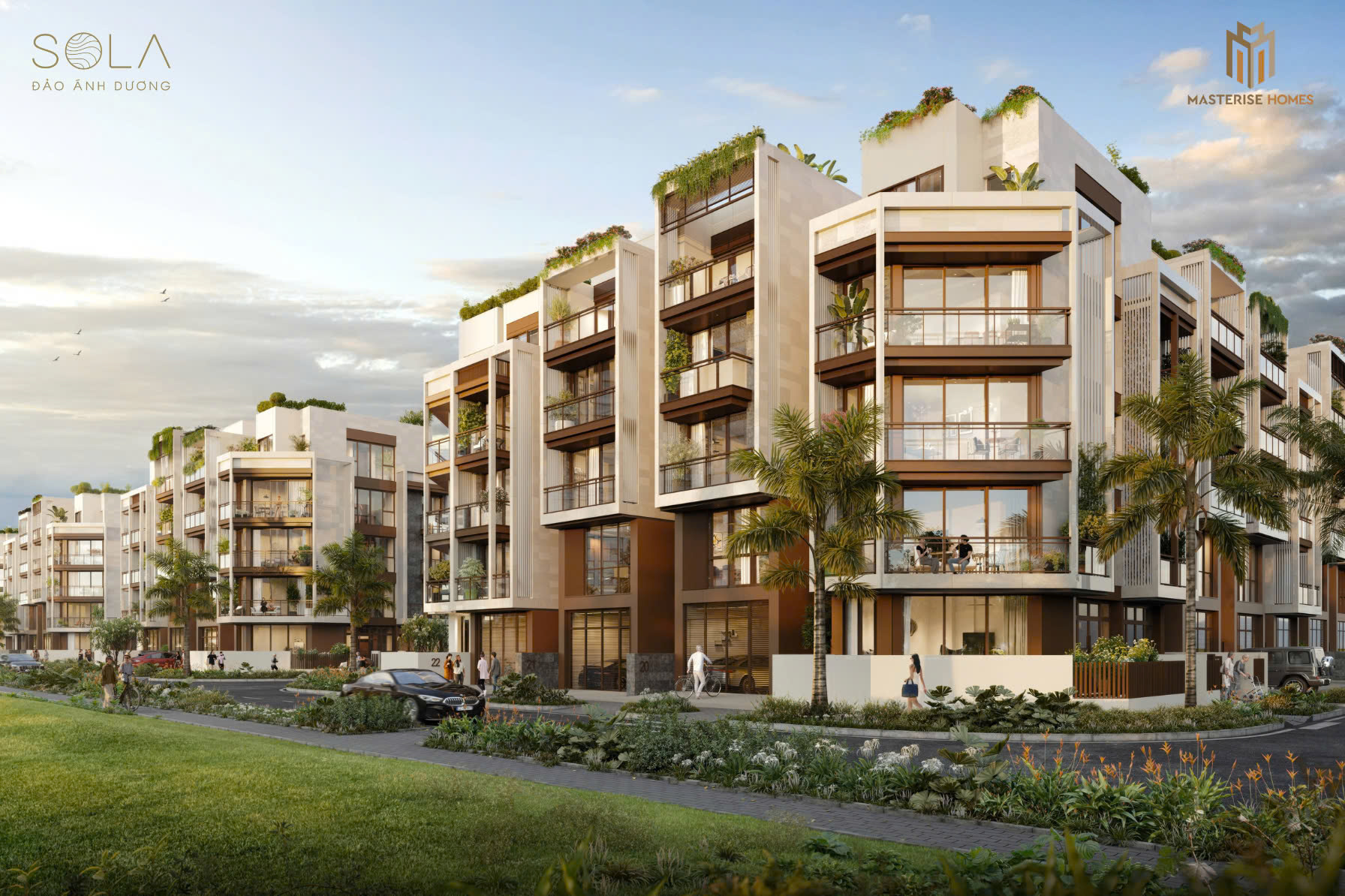 Phối cảnh Sola - The Global City
