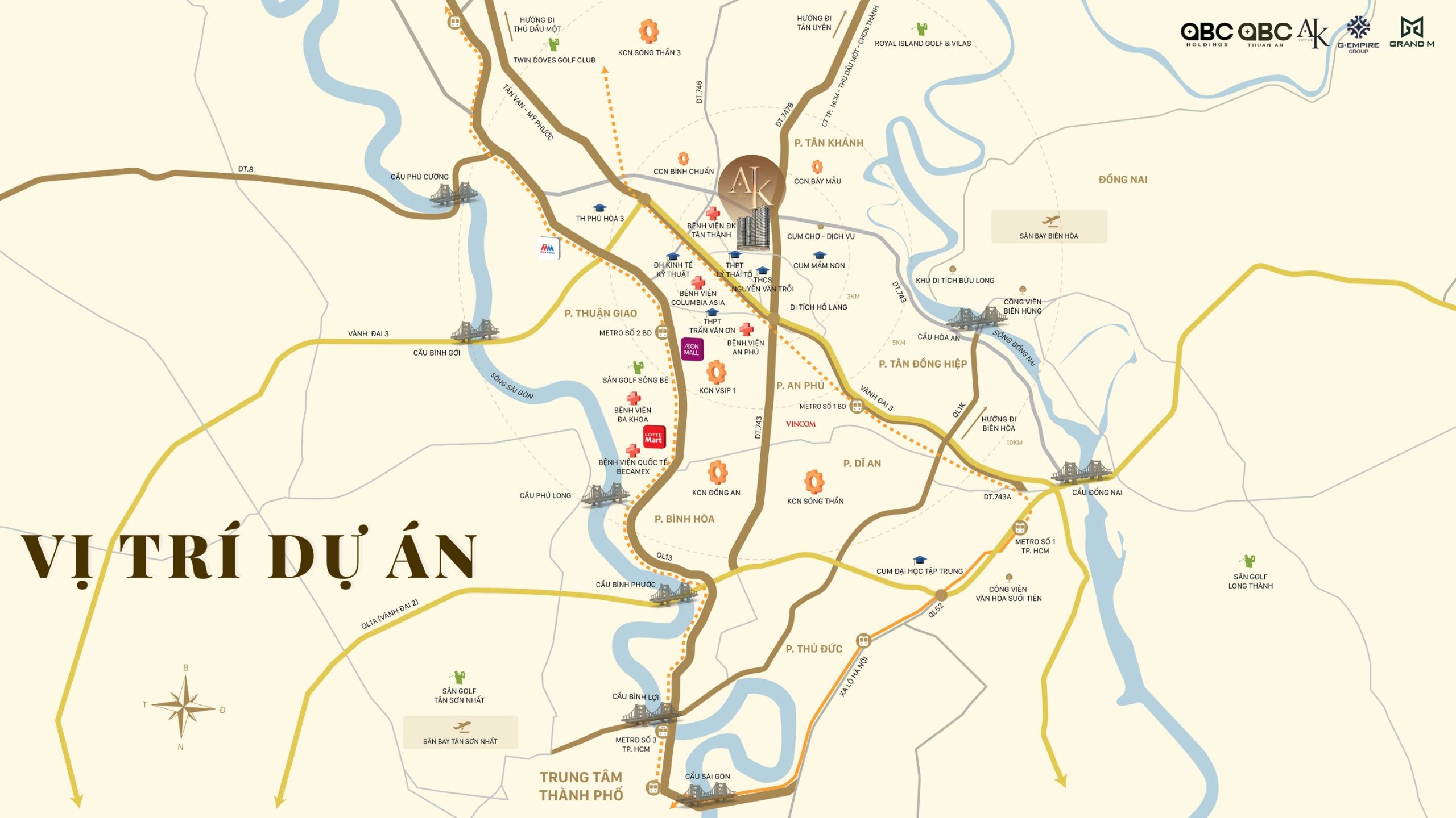 Vị trí dự án A&K Tower