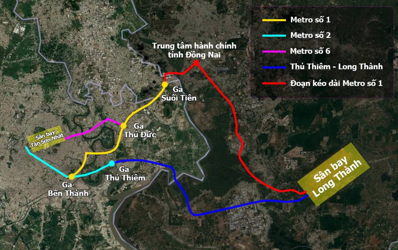 Tuyến-metro-từ-ga-Suối-Tiên-đến-sân-bay-Long-Thành