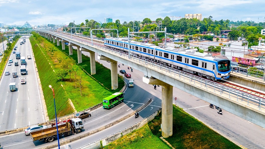 Tuyến metro từ ga Suối Tiên đến sân bay Long Thành